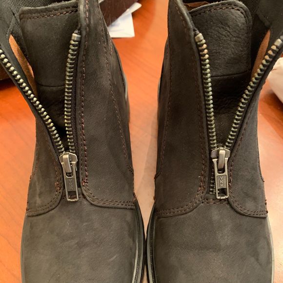 Cobb Hill Women's Nubuck Leather Center Zip Ankle Waterproof Boots Size‎ 6 - Picture 6 of 13